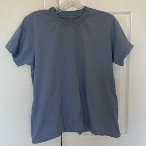 Periwinkle Vintage Organic Tee Big Bud Press XS